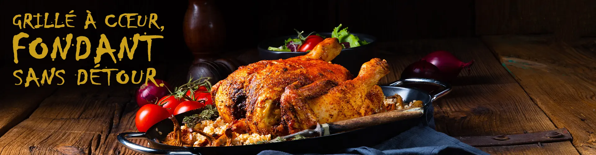 Poulet au four