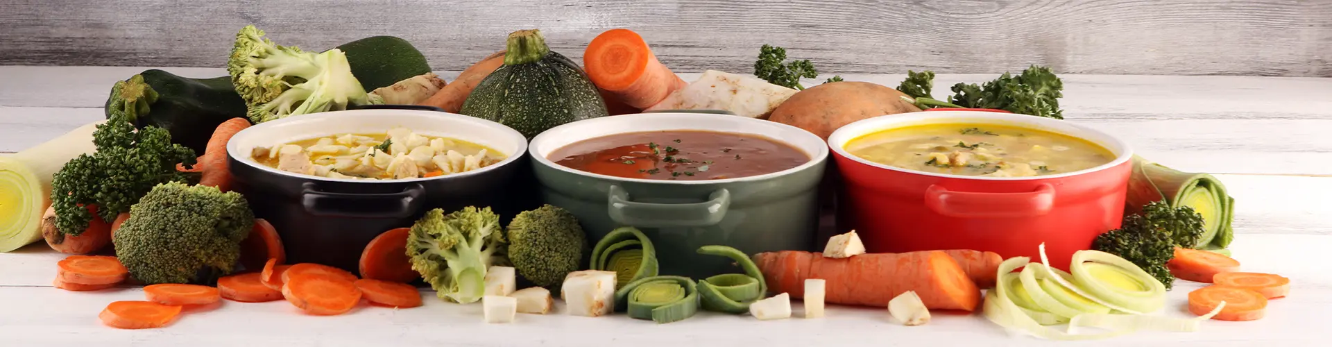 Soupes aux légumes